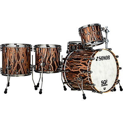 Sonor SQ2 5-Piece Elder Tree Vintage Beech Shell Pack With 22" Bass Drum