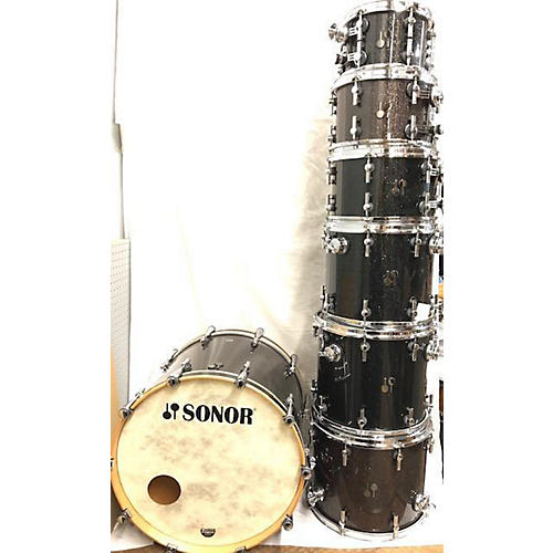 SONOR SQ2 Heavy Beech Drum Kit Black Sparkle
