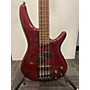 Used Ibanez SR 690 Electric Bass Guitar Red