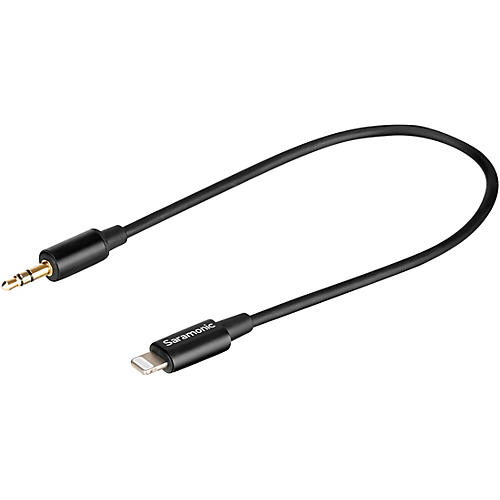 SR-C2000 3.5 mm TRS Male to Apple Lightning Connector Microphone & Audio Adapter Cable, 9