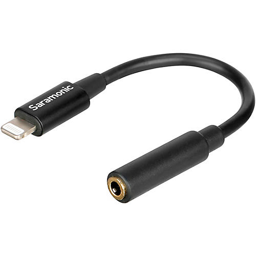 Saramonic SR-C2002 Apple Lightning Connector to Female 3.5mm TRRS Audio Jack Adapter Cable 3