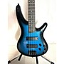 Used Ibanez SR250 Electric Bass Guitar Blue Burst