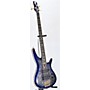Used Ibanez SR2600 Electric Bass Guitar Blue Burl Burst