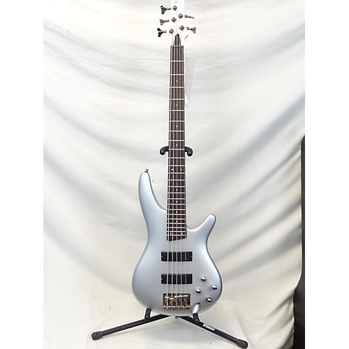 Ibanez SR305 5 String Electric Bass Guitar Silver Sparkle