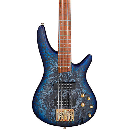 Ibanez SR305EDX 5-String Electric Bass Guitar Cosmic Blue Frozen Matte