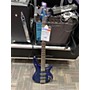 Used Ibanez SR370 Electric Bass Guitar Trans Blue