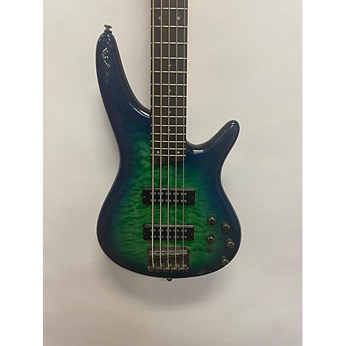 Ibanez SR405 5 String Electric Bass Guitar Surreal Blue Burst