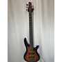 Used Ibanez SR405 5 String Electric Bass Guitar quilted maple