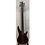 Used Ibanez SR505 5 String Electric Bass Guitar Red