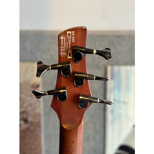 Ibanez SR505 5 String Electric Bass Guitar Walnut