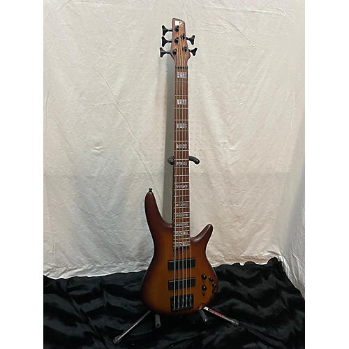Ibanez SR505EPB 5 Electric Bass Guitar FLAT BROWN BURST