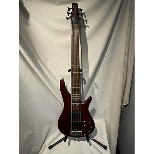 Ibanez SR506 6 String Electric Bass Guitar Walnut