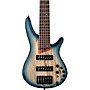Ibanez SR606E 6-String Electric Bass Guitar Cosmic Blue Starburst Flat