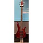 Used Ibanez SR700 Electric Bass Guitar Trans Red