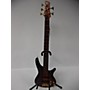Used Ibanez SR755 5 String Electric Bass Guitar Antique Natural