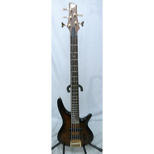 Ibanez SR755 5 String Electric Bass Guitar Vintage Natural