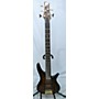 Used Ibanez SR755 5 String Electric Bass Guitar Vintage Natural