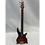 Used Ibanez SR805 5 String Electric Bass Guitar Burl Cherry Burst