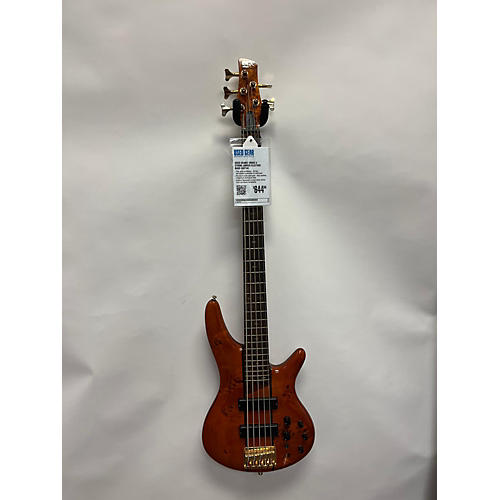 Ibanez SR805 5 String Electric Bass Guitar Amber