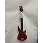 Used Ibanez SR805 5 String Electric Bass Guitar Amber