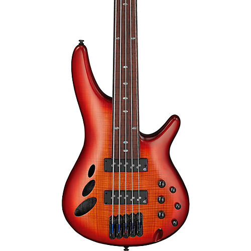 Ibanez SRD905F 5-String Fretless Electric Bass Guitar Condition 1 - Mint Brown Topaz Burst Low Gloss