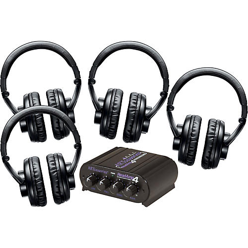 SRH440 Four Pack w/ HeadAMP 4 Headphone Amp