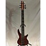 Used Ibanez SRMS806 Electric Bass Guitar Topaz Burl