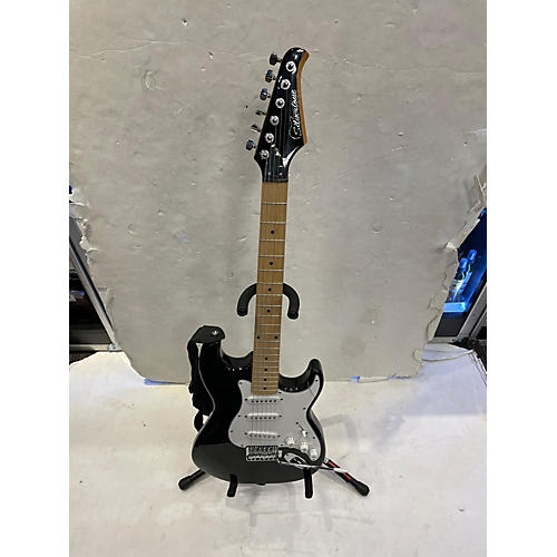 Silvertone SS11 Solid Body Electric Guitar Black