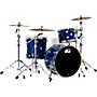 DW SSC Collector's Series 3-Piece Finish Ply Shell Pack with Chrome Hardware Blue Moonstone