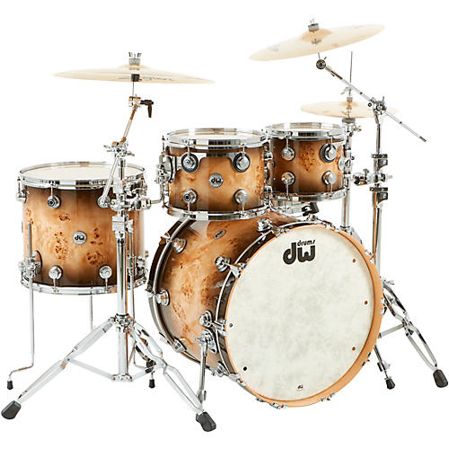 DW SSC Collector's Series 4-Piece Exotic Maple Shell Pack With 22