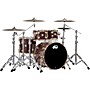 DW SSC Collectors Series 4-Piece Exotic Shell Pack With Gold Hardware - Natural Lacquer Over Tortoise Shell Pommele