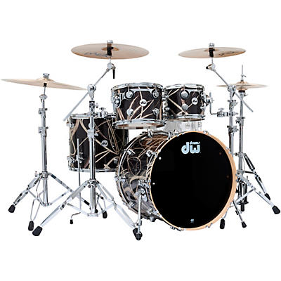 DW SSC Collectors Series 4-Piece Finish Ply Shell Pack With 22" Bass Drum
