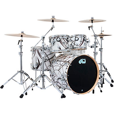 DW SSC Collectors Series 4-Piece Finish Ply Shell Pack With 22" Bass Drum