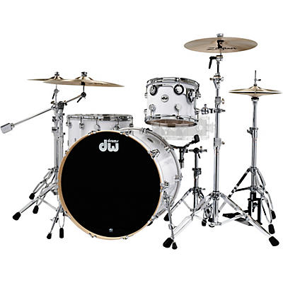 DW SSC Collector's Series 4-Piece Finish Ply Shell Pack with 24" Bass Drum and Chrome Hardware