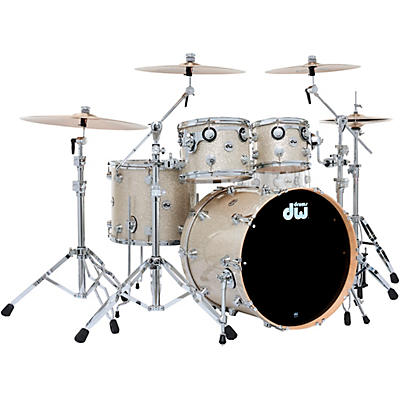 DW SSC Collectors Series 4-Piece Satin Oil Shell Pack With 22" Bass Drum