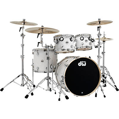 DW SSC Collectors Series 4-Piece Satin Oil Shell Pack With 22" Bass Drum