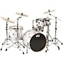 DW SSC Collector's Series 4-Piece Shell Pack Satin White Twisted Chrome Hardware