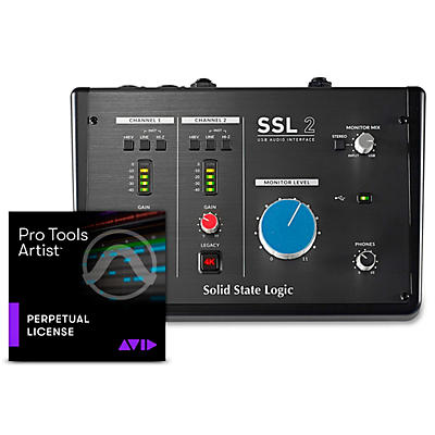 Solid State Logic SSL USB Audio Interface with AVID Pro Tools Artist Perpetual License