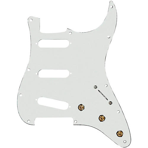 920d Custom SSS Pre-Wired Pickguard for Strat With S5W Wiring Harness Parchment