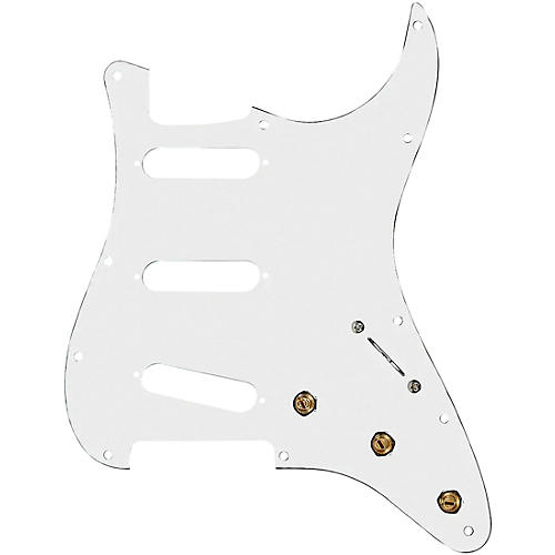 920d Custom SSS Pre-Wired Pickguard for Strat With S5W Wiring Harness White