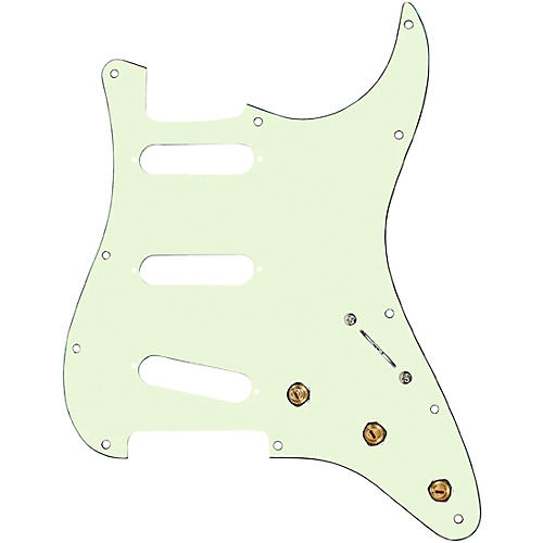 920d Custom SSS Pre-Wired Pickguard for Strat With S7W Wiring Harness Mint Green