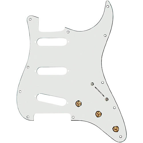 920d Custom SSS Pre-Wired Pickguard for Strat With S7W Wiring Harness Parchment