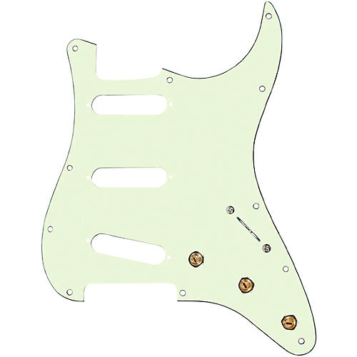 920d Custom SSS Prewired Pickguard for Strat With S5W-BL-V Wiring Harness Mint Green