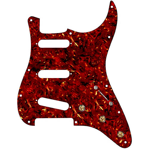 920d Custom SSS Prewired Pickguard for Strat With S5W-BL-V Wiring Harness Tortoise