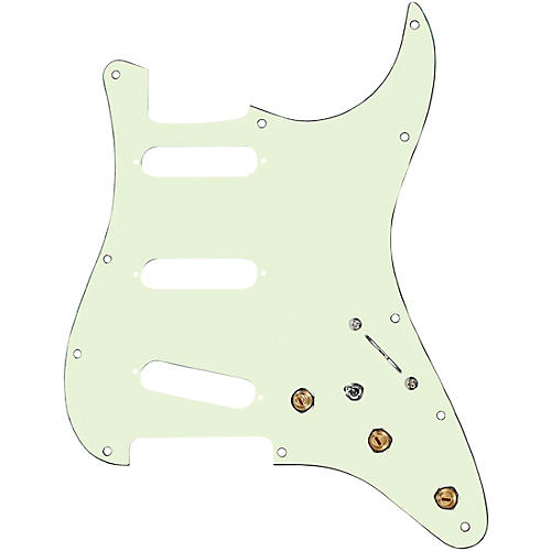 920d Custom SSS Prewired Pickguard for Strat With S7W-MT Wiring Harness Mint Green