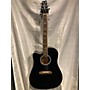Used Sawtooth ST-LH-ADEC-D-BK Acoustic Electric Guitar Black