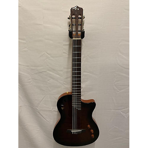 Cordoba STAGE LIMITED EDITION NYLON ACOUSTIC Classical Acoustic Electric Guitar EDGE BURST NATURAL AMBER