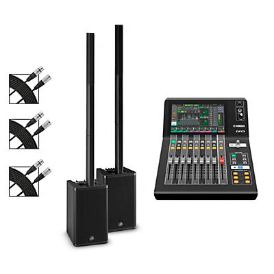Yamaha STAGEPAS 1K mkII Stereo Portable PA Package With DXL1K Speaker System & DM3S Compact Digital Mixer