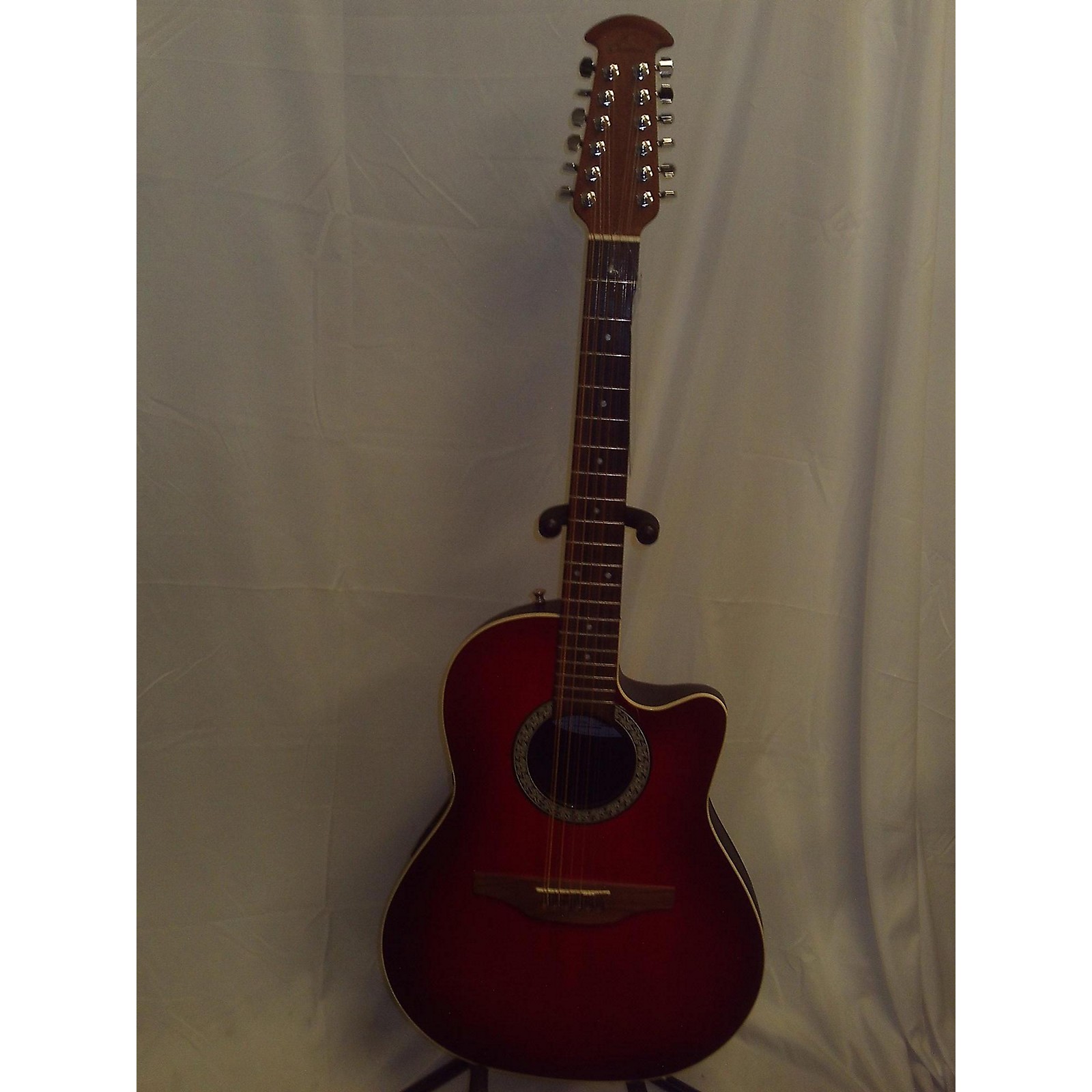 Used Ovation STANDARD BALLADEER 12 String Acoustic Electric Guitar