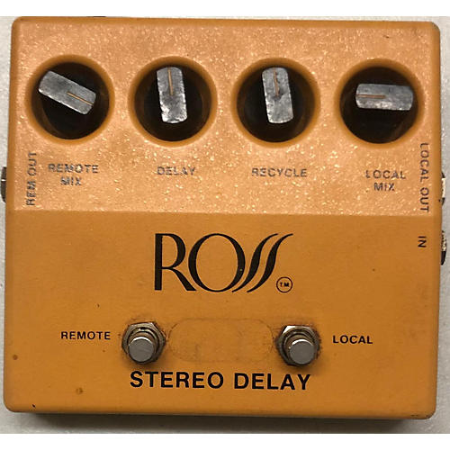 Ross STEREO DELAY Effect Pedal
